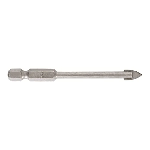 STIER Fliesenbohrer 6 mm Größe 1/4 Zoll Bit HEX Sechskant YG6X-Metall Härtewert
