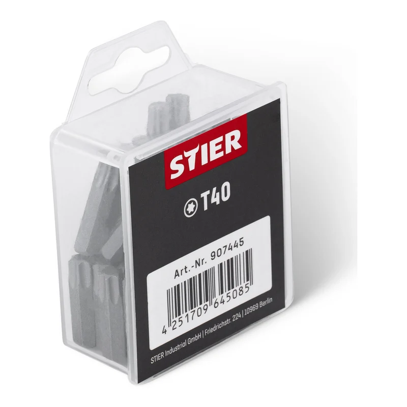 STIER TORX®-Bit-Großpackung T40