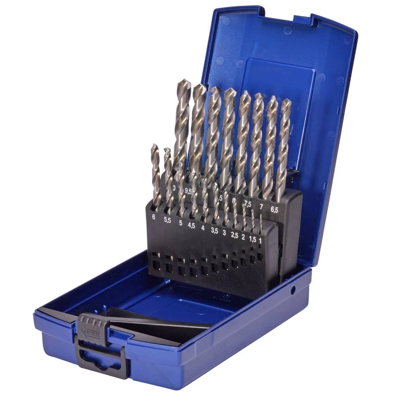 SW-Stahl Spiralbohrersatz HSS-G 1-10 mm 19-teilig
