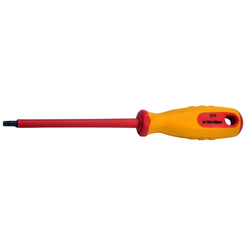 SW-Stahl Schraubendreher VDE T-Profil T20 x 100 mm