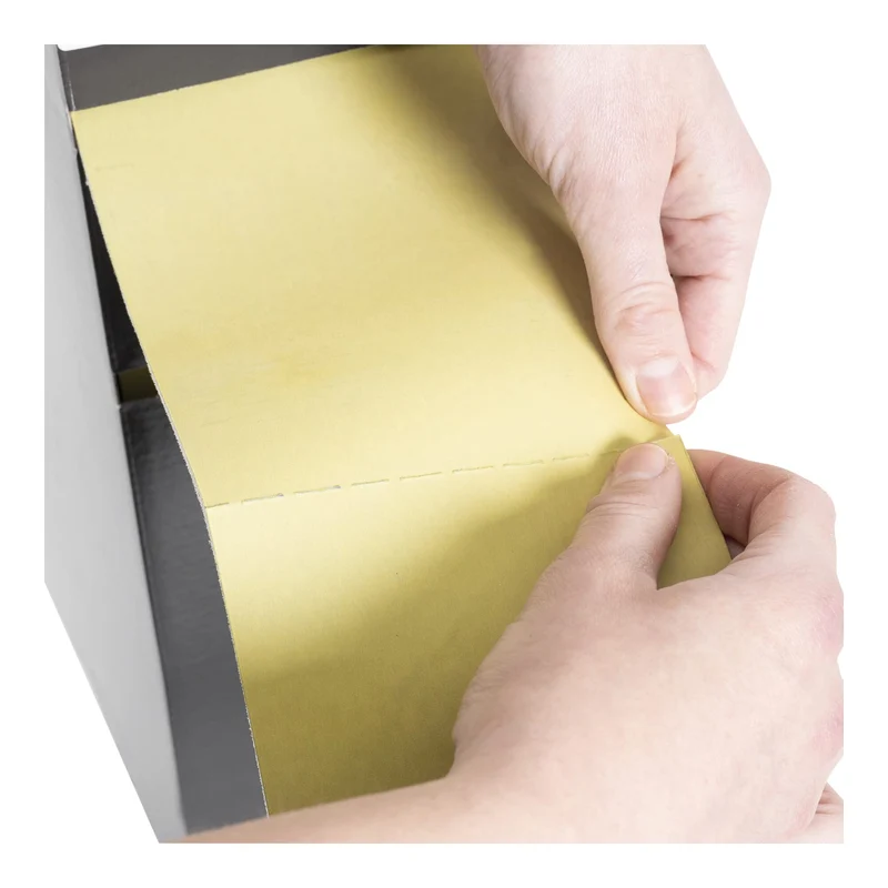 STIER Schleifpapier auf Schaumunterlage P800 115x92mm Rollenlänge: 25m Profile