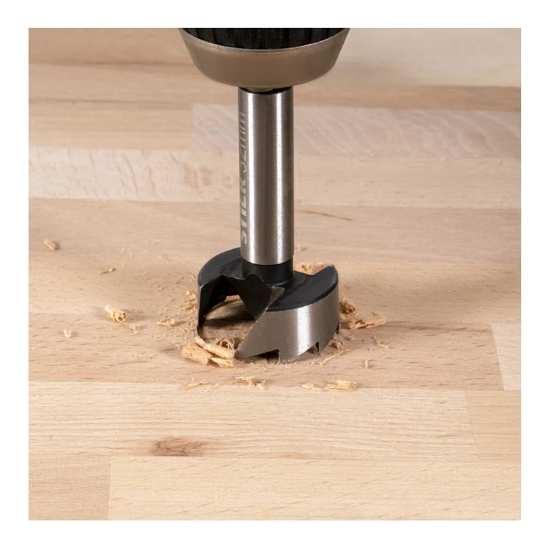 STIER Forstnerbohrer-Set in Holz-Kasette 15-teilig (Durchmesser 10 - 50 mm) 8 -