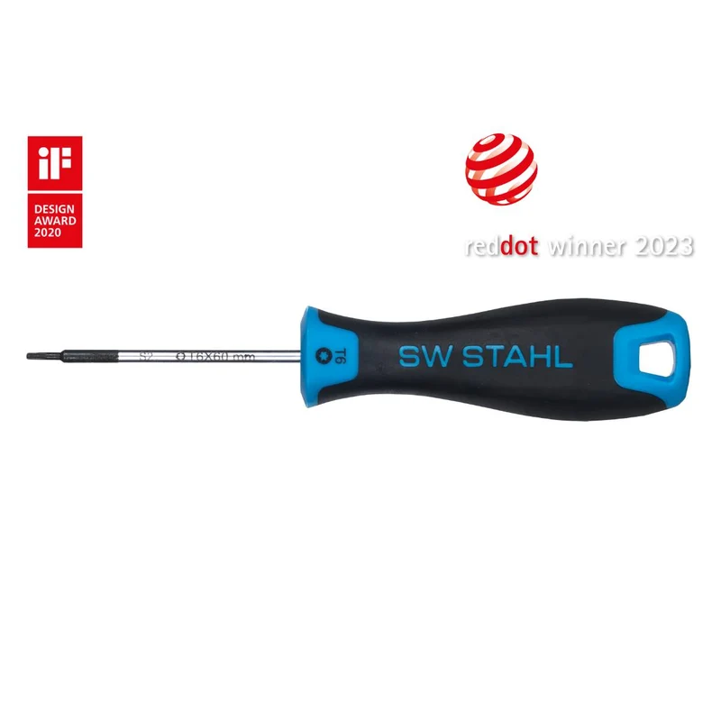 SW-Stahl Schraubendreher T-Profil T6 x 60 mm