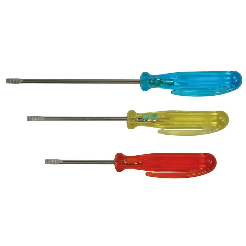 SW-Stahl Schraubendrehersatz Mini Plastikclip 60-teilig