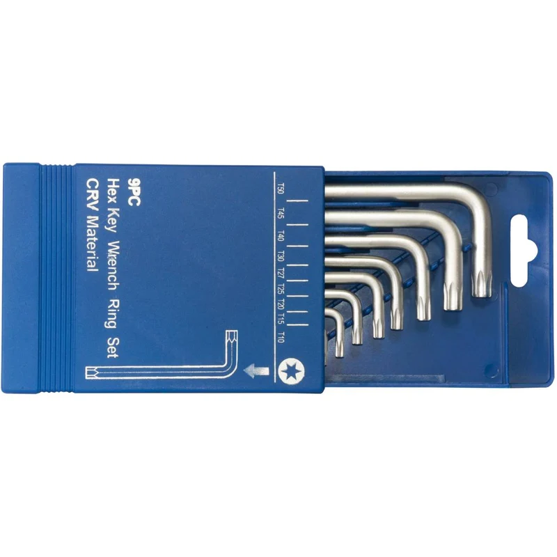 SW-Stahl Winkelschlüsselsatz T-Profil T10-T50 9-teilig