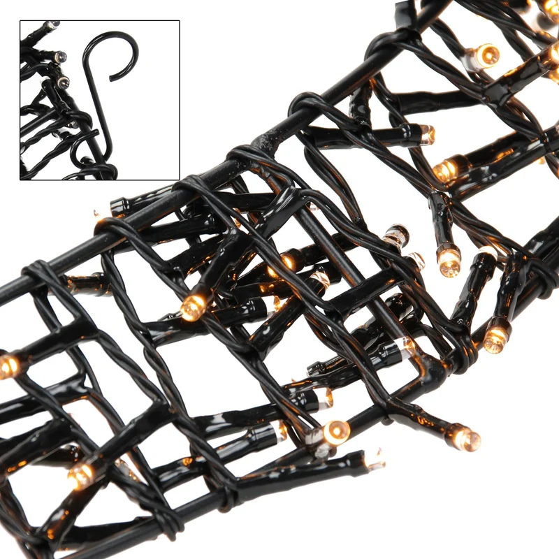 Lichterkranz für Weihnachten Ø58cm Warmweiß 500 LEDs IP44 Innen/Außen