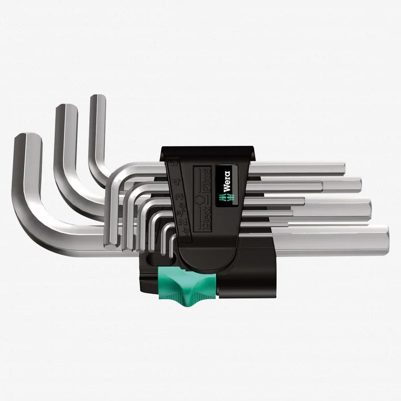 Wera 021406 Metric Chrome Hex Key Set