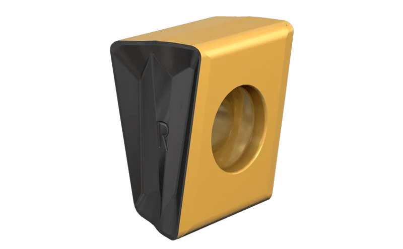 T490 LNMT 1306PNTR IC810 Tangentially clamped indexable inserts with 4 helical cutting edges.