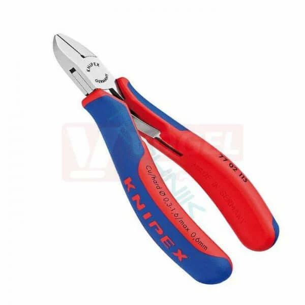 Side-cutting KNIPEX pliers for electronics. With bolted joint.