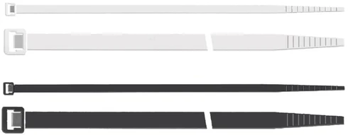 SAPISELCO CABLE TIES NYLON BLACK 550 X 9MM (100 PCS.) 491121
