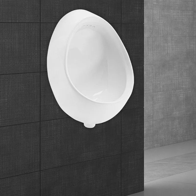 Urinal Pissoir aus Keramik mit Zulauf von Hinten inkl. Absaug Siphon Luxebath