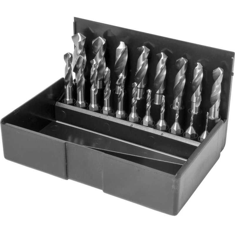 SW-Stahl Spiralbohrerbitsatz HSS-G 1-10 mm 19-teilig