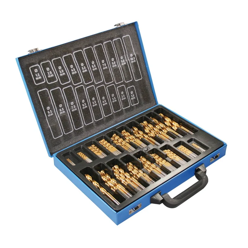 SW-Stahl Spiralbohrersatz HSS-G TIN 170-teilig