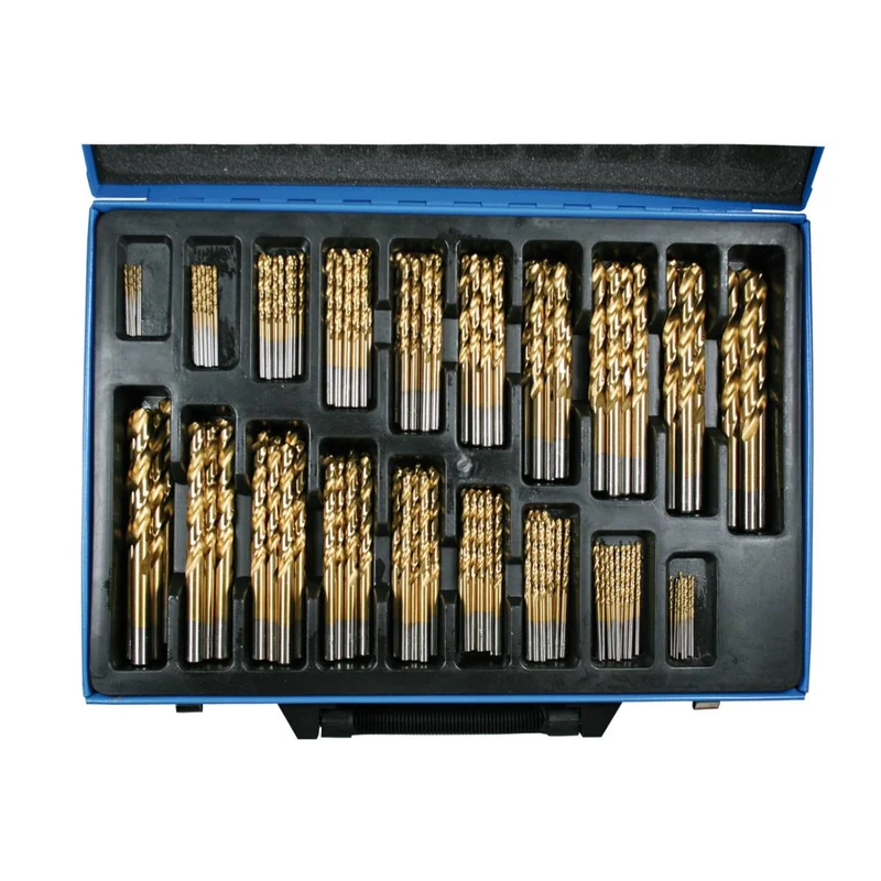 SW-Stahl Spiralbohrersatz HSS-G TIN 170-teilig