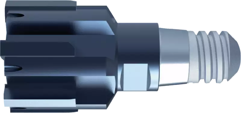 XR interchangeable head reamer solid carbide coated