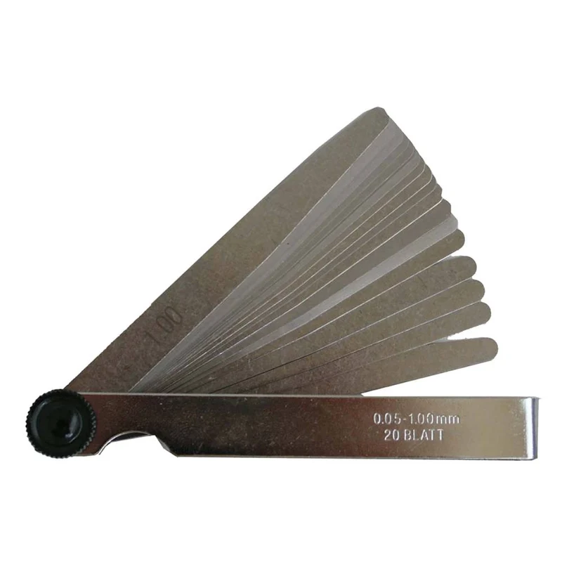 SW-Stahl Fühlerblattlehren 005-100 mm 20 Blatt