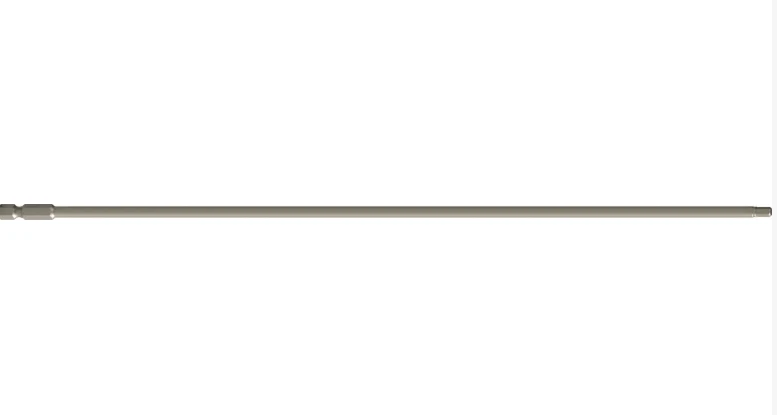 1/4' Bit L300 mm Internal Hex 6 mm