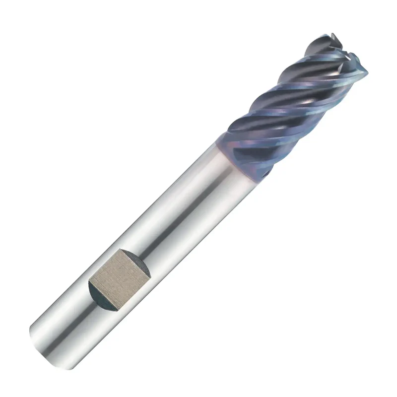 TiTANox-Power GMG27, solid carbide HPC end mill long with chamfer, 5 flutes, Ø 6 mm