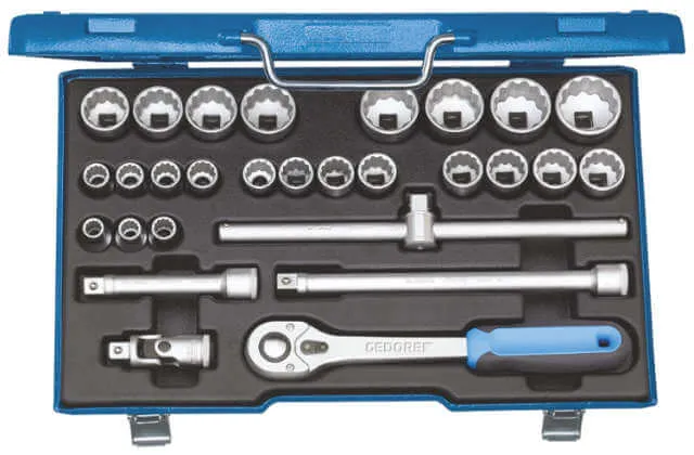Socket Wrench Set GEDORE, 28-piece