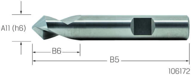 NC-Spot Drill VHM PREMUS, 90°