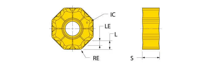 Indexable inserts ONCU050520TN A IN4010