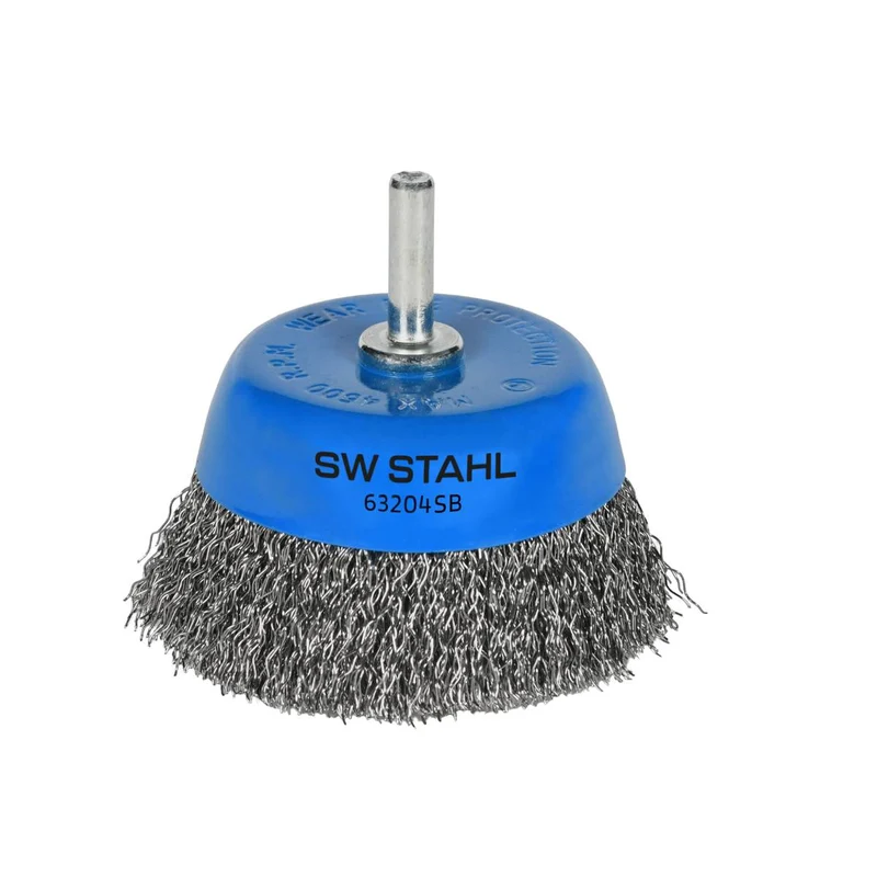 SW-Stahl Topfbürste gewellt ø 75 mm 6 mm