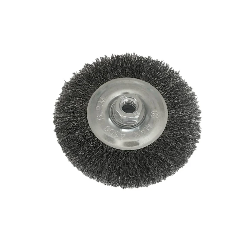 SW-Stahl Scheibenbürste dünn gewellt ø 125 mm M14