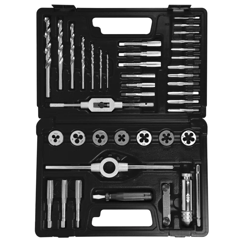 SW-Stahl Gewindeschneidsatz M3-M12 40-teilig