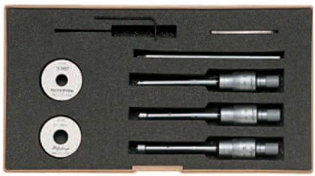 Precision Three-Point Internal Micrometer MITUTOYO, 368 Set