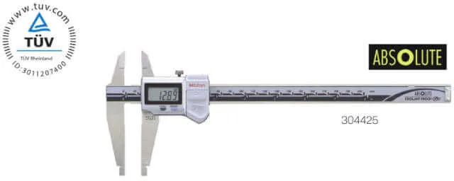 Precision Digital Caliper MITUTOYO, 551 with rounded measuring surfaces IP67