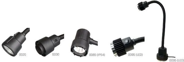 Machine/Workplace Light Spotlight and Accessories