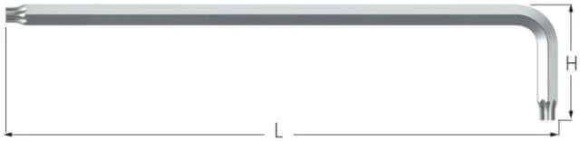 TORX ® -Allen key WIHA, long