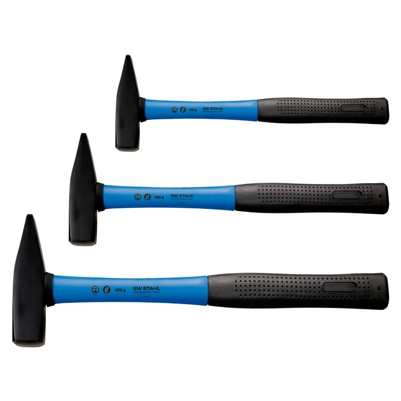 SW-Stahl Schlosserhammersatz Fiberglas-Stiel 3-teilig