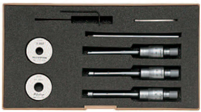 Precision Three-Point Internal Micrometer MITUTOYO, 368 Set