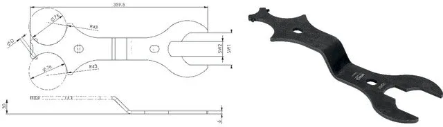 Screw Jack AMF, Assembly Tool, AMF
