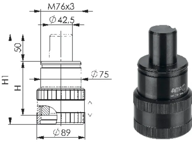 Screw Jack AMF, Intermediate Element, AMF