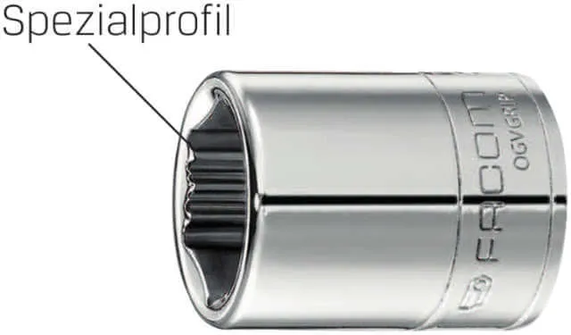 Socket Wrench Insert FACOM, OGV® Grip, Hexagonal