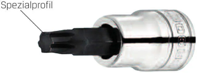 Screwdriver Bit FACOM, OGV® Grip, External Hexagon