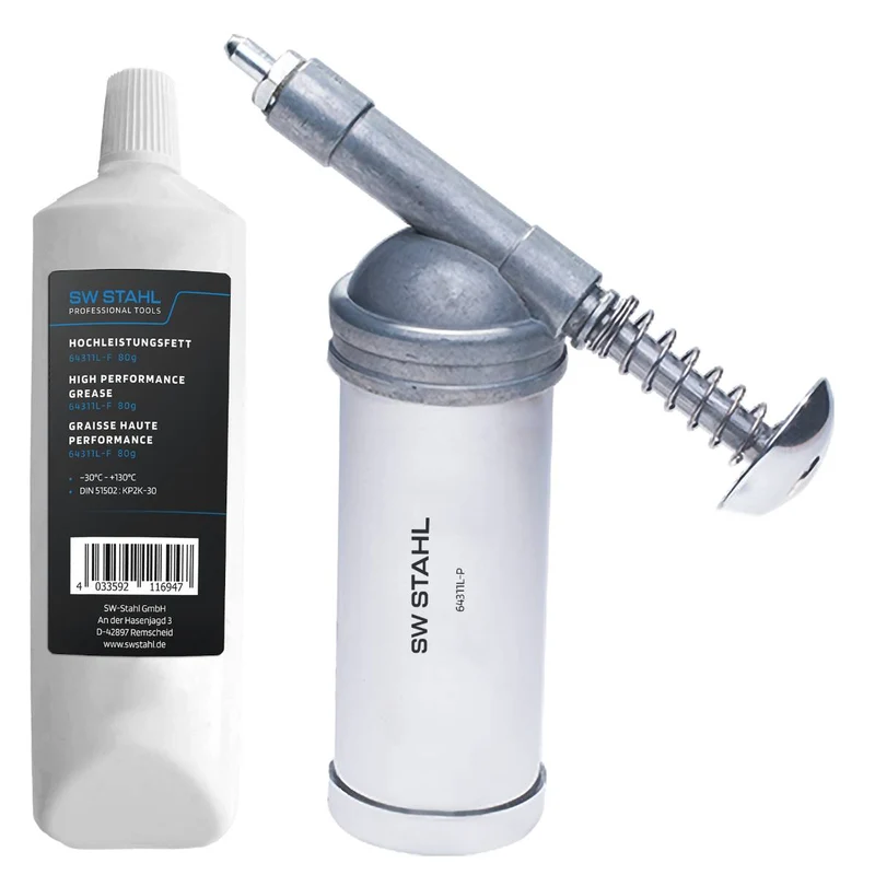 SW-Stahl Mini-Fettpresse mit Hochleistungsfett 80 g