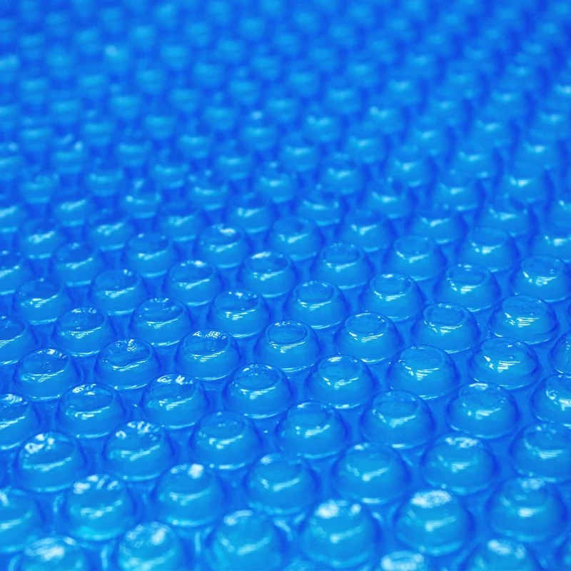Pool Solarfolie Rund Ø 5 m 140µm Blau aus PE-Folie mit Luftkammern