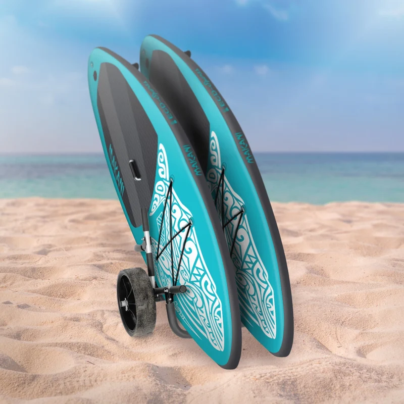 Transportwagen klappbar für 2x Stand Up Paddle SUP Board aus Aluminium