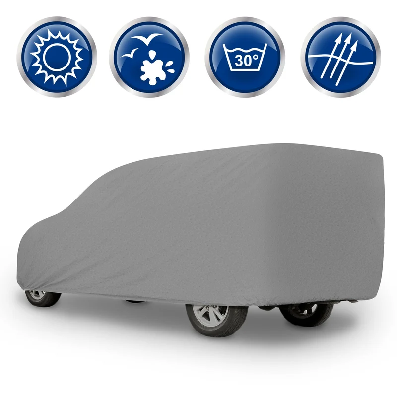 Autoabdeckung VW Bulli 465x157x132 cm Grau aus PVC