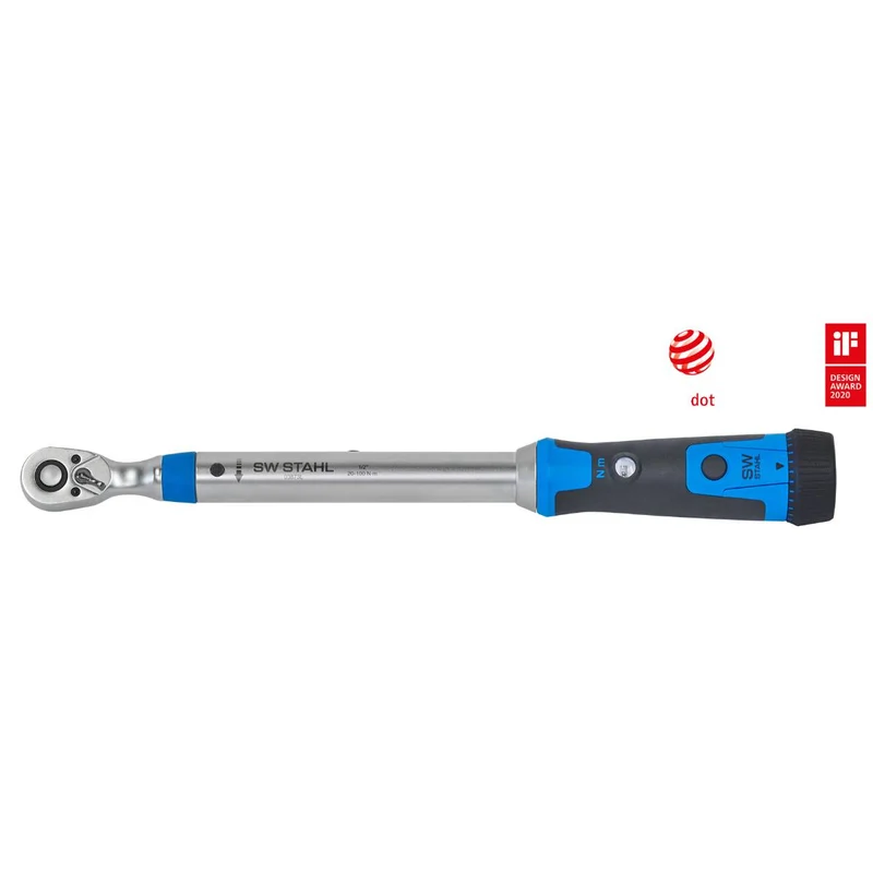 SW-Stahl Profi Drehmomentschlüssel 1/2" 20-100 Nm