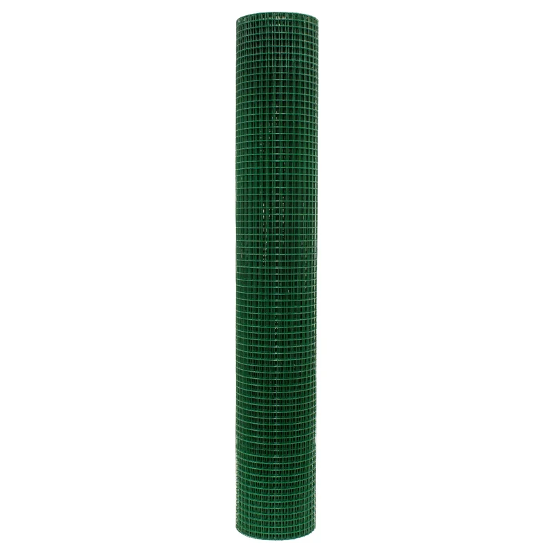 Volierendraht Grün aus verzinktem Stahl 1x10m Drahtstärke 1,05mm Maschenweite 25x25mm