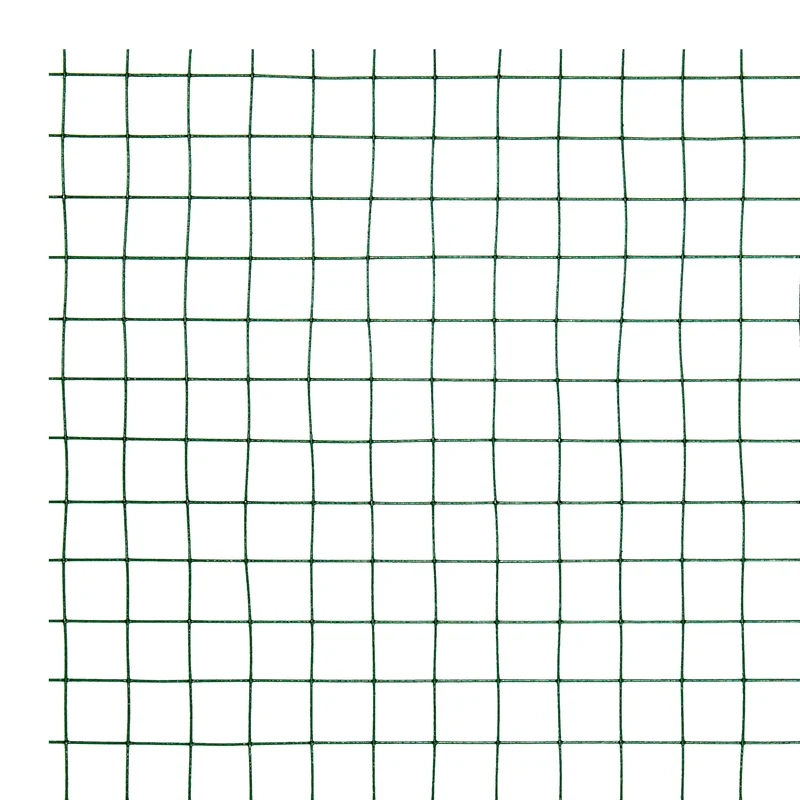 Volierendraht Grün aus verzinktem Stahl 1x10m Drahtstärke 0,75mm Maschenweite 19x19mm