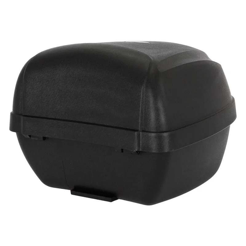 Motorradkoffer Schwarz mit Rote Reflektor 36L für 1 Helm