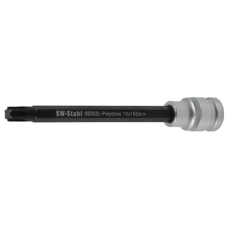 SW-Stahl Schraubendreheinsatz 1/2" Polydrive M10 x 165 mm