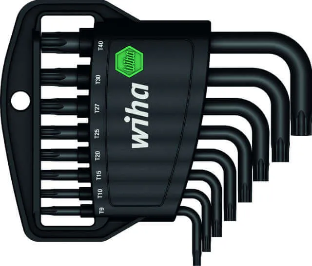 TORX® pin key set WIHA, black oxide