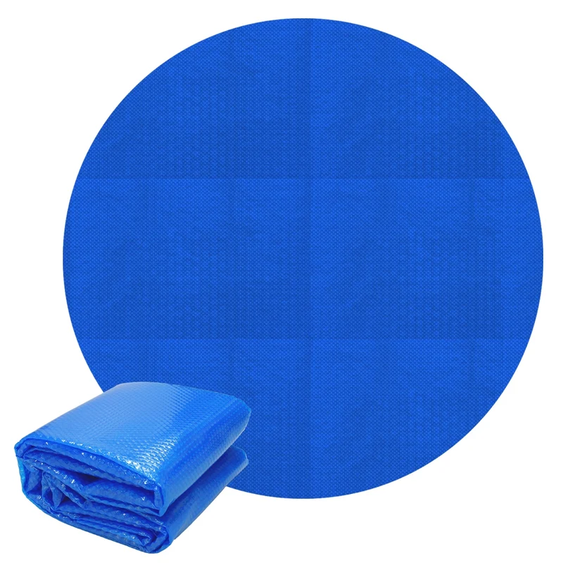 Pool Solarfolie Rund Ø 3 m 140µm Blau aus PE-Folie mit Luftkammern
