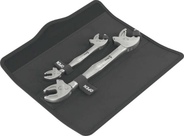 WERA self-adjusting double open-end wrench set, Joker 6006